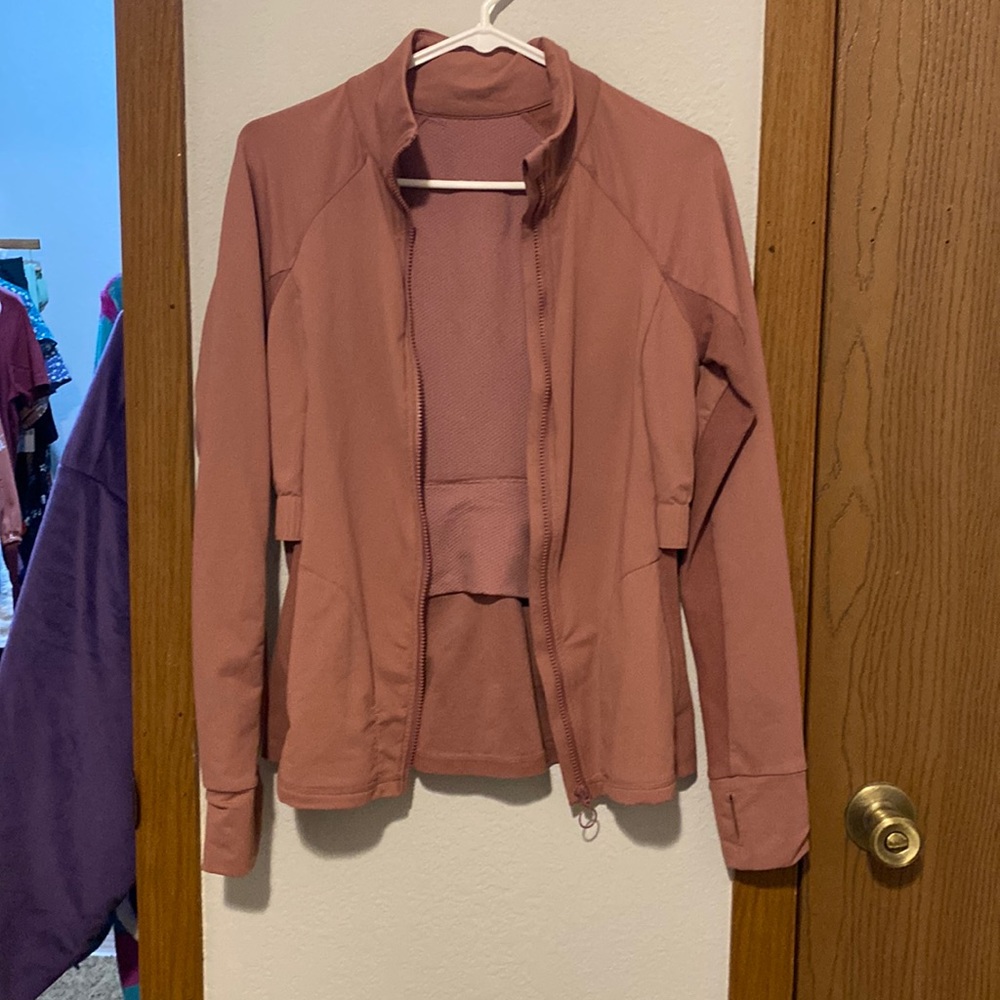 Fabletics Dusty Rose Athletic Jacket